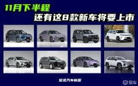 11月想买车的别急！这8款新车即将上市，看看有没有你的菜